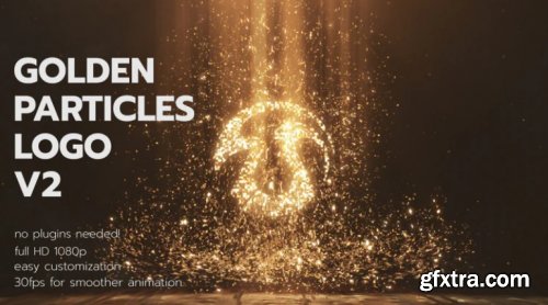 Golden Particles Logo V2 780600