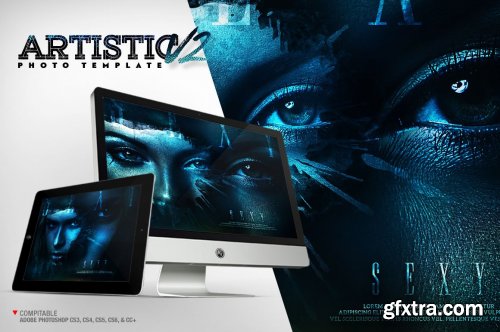 CreativeMarket - Artistic Photo Template V2 6097847