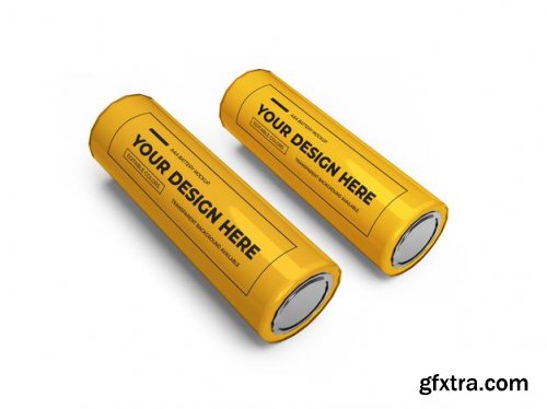 Small AA battery mockup