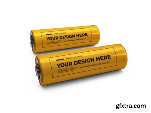 Small AA battery mockup