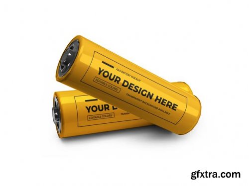 Small AA battery mockup