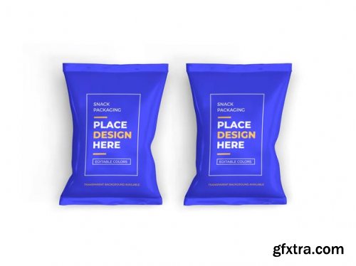  Snack packaging mockup