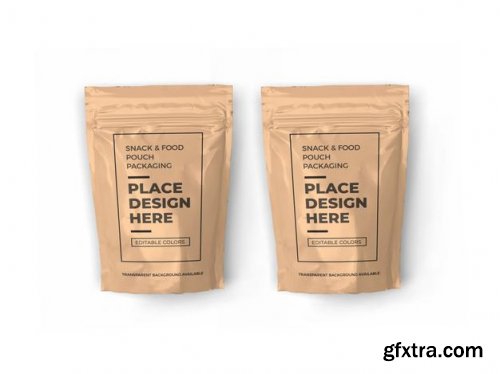  Snack packaging mockup