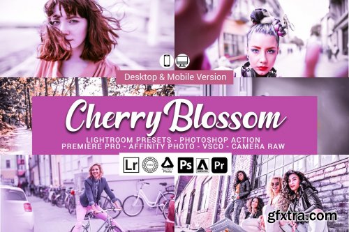 CreativeMarket - Cherry Blossom Lightroom Presets 5156501