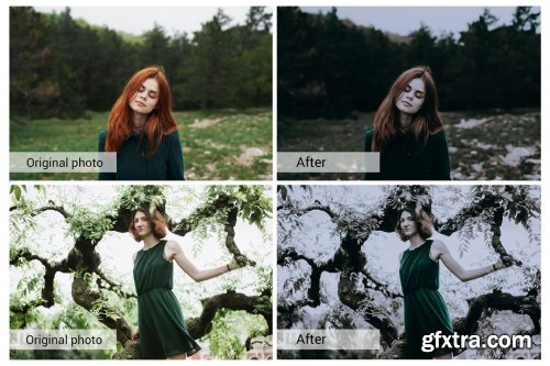 CreativeMarket - Dark Forest Lightroom Presets 5156999