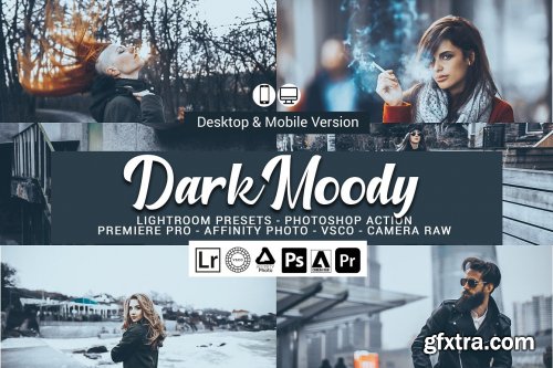 CreativeMarket - Dark Matte Lightroom Presets 5157045