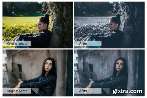 CreativeMarket - Dark Matte Lightroom Presets 5157045