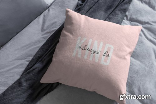 CreativeMarket - Pillow Mock-Up Set 5995955