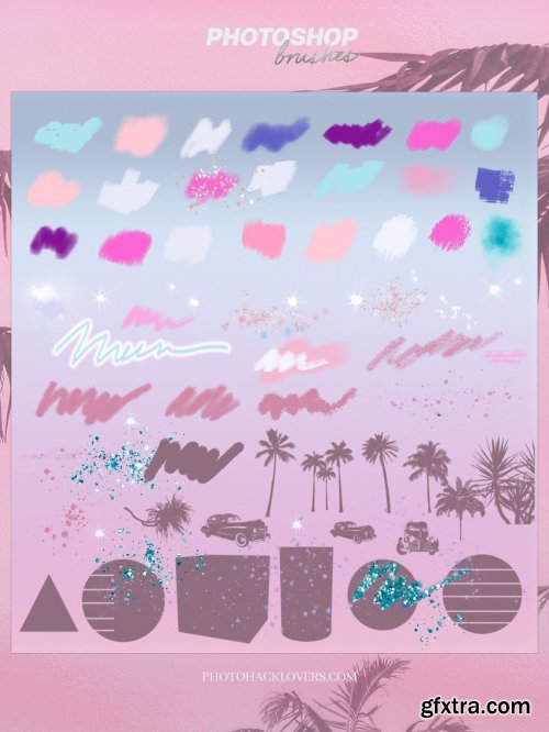 CreativeMarket - Miami Print Aesthetic PS Styles 6116756