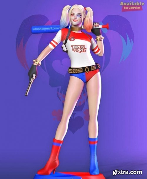 Harley Quinn – Birds of Prey – 3D Print Model