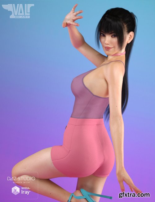 Adorable Kawaii Poses and Expressions for Genesis 8 Female(s)