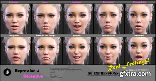  iV Expressive & Receptive Communication For Genesis 8 Female(s) 