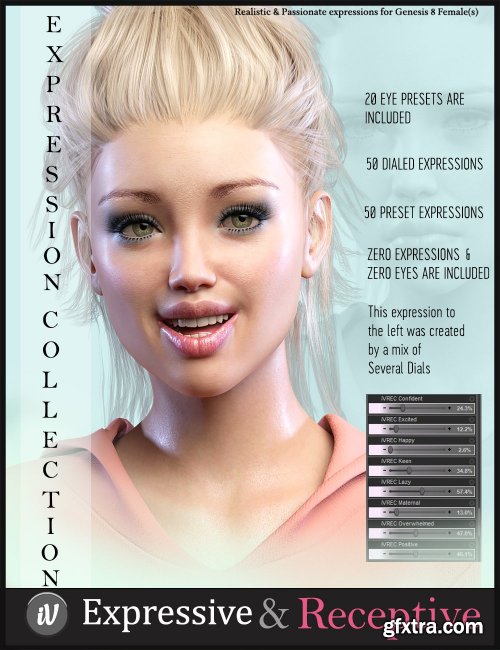  iV Expressive & Receptive Communication For Genesis 8 Female(s) 