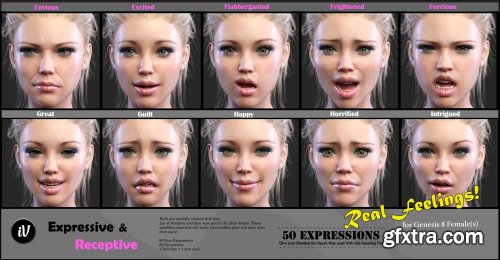  iV Expressive & Receptive Communication For Genesis 8 Female(s) 