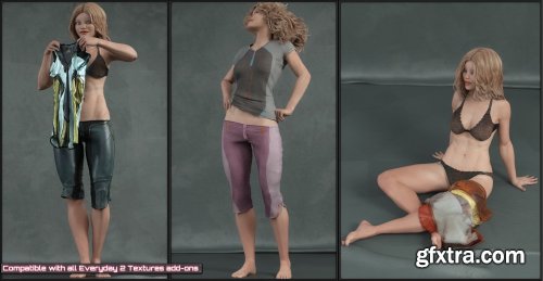  Everyday 2 Daily Poses and Clothes Vol.1 for Genesis 8 Female(s)  