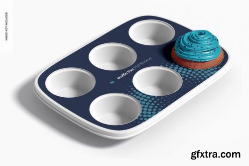 Muffin pans mockup