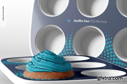 Muffin pans mockup