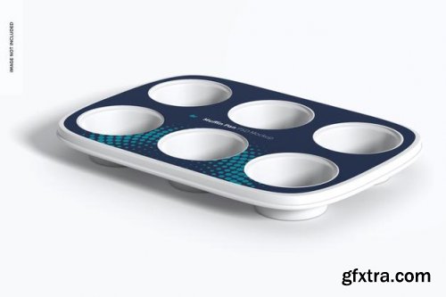 Muffin pans mockup