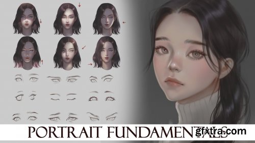  Portrait fundamentals : Semi-realistic painting with Photoshop