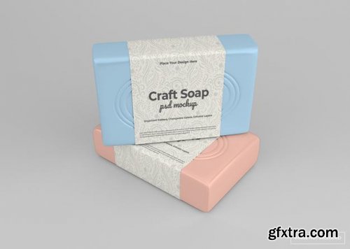 Craft soap mockup