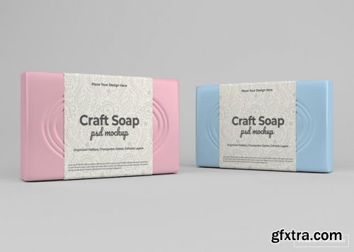 Craft soap mockup