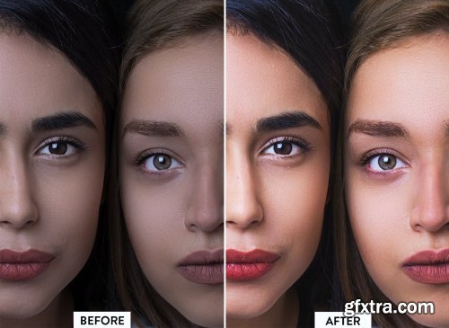  CreativeMarket - 10 Perfect Makeup Lightroom Preset 6145260