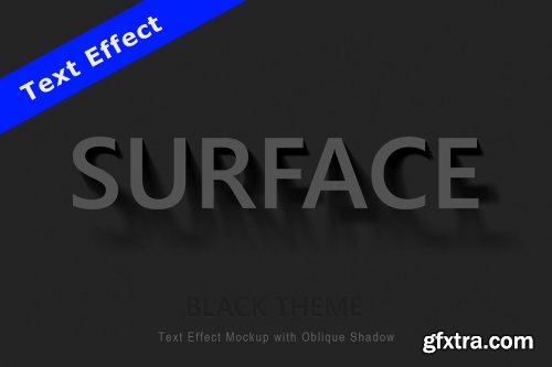 CreativeMarket - Text Effect Mockup Oblique Shadow 4694606