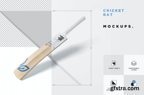 Cricket Bat Mockups