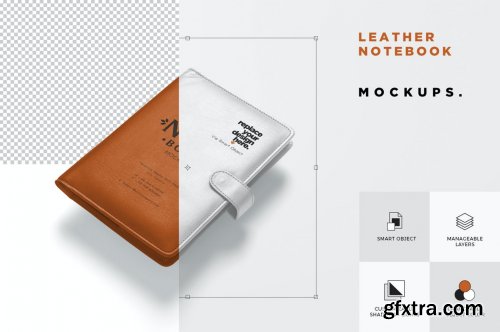  Leather Notebook Mockups