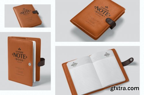  Leather Notebook Mockups