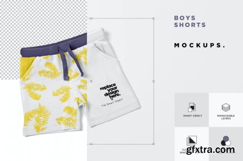 Boys Shorts Mockups