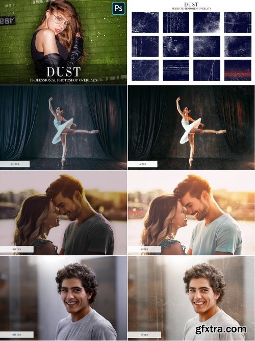 CreativeMarket - Dust Overlays Photoshop 4936374