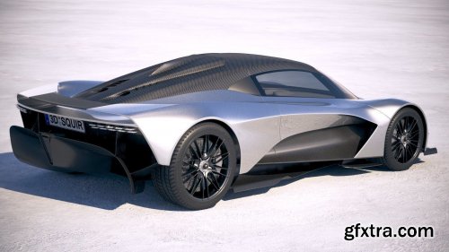 Aston Martin Valhalla 2020 3D model