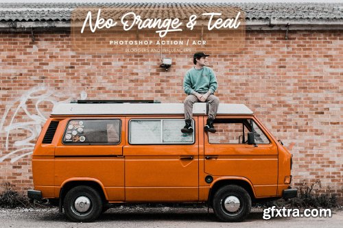 CreativeMarket - 15 Photoshop Actions ACR Orange Teal 6156357