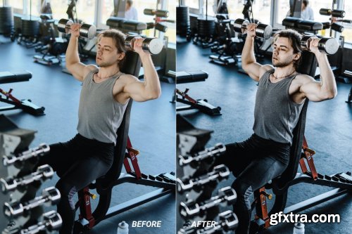 Gym Mobile and Desktop Lightroom Presets