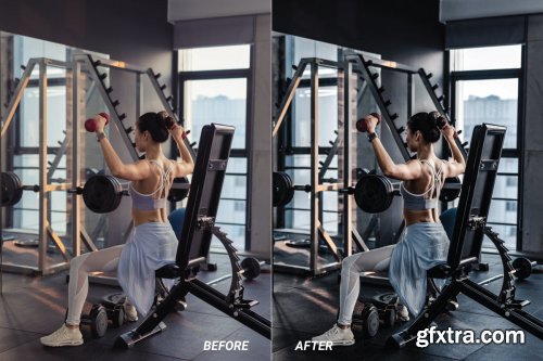 Gym Mobile and Desktop Lightroom Presets