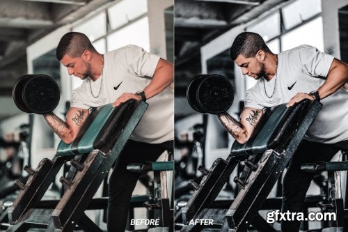 Gym Mobile and Desktop Lightroom Presets