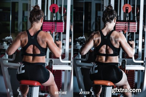 Gym Mobile and Desktop Lightroom Presets