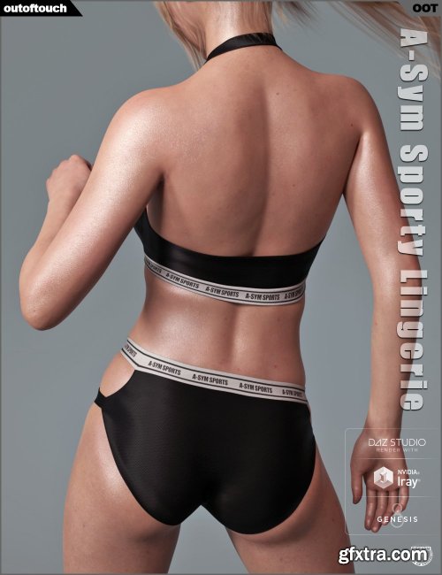 A-Sym Sporty Lingerie for Genesis 8 Female(s)