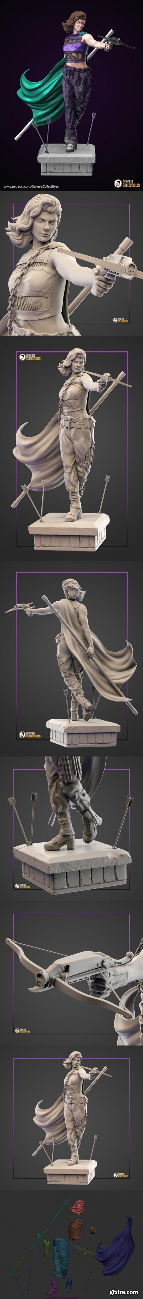 Huntress Birds of Prey – 3D Print Model