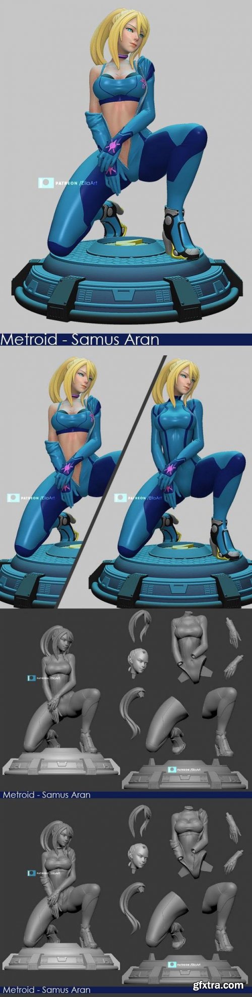 Samus Aran – 3D Print Model