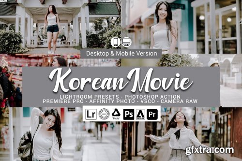 CreativeMarket - Korean Movie Lightroom Presets 5157301