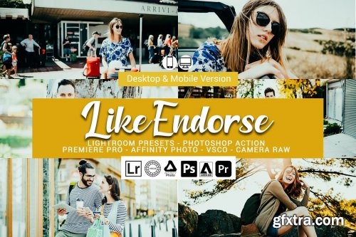 CreativeMarket - Like Endorse Lightroom Presets 5157307