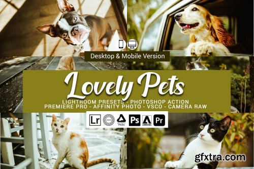 CreativeMarket - Lovely Pets Lightroom Presets 5157310