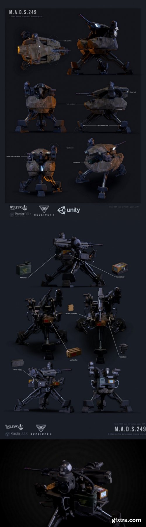 MADS 249 automatic turret