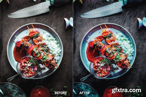 Foodblogger Mobile and Desktop Lightroom Presets