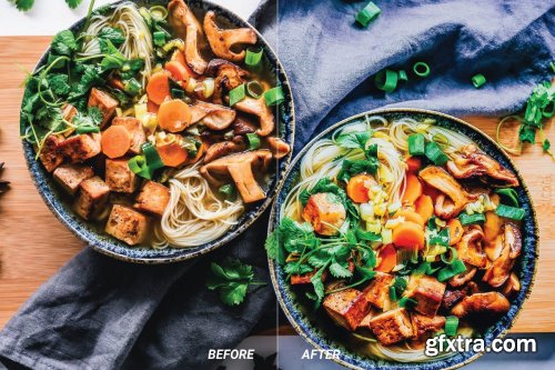 Foodblogger Mobile and Desktop Lightroom Presets