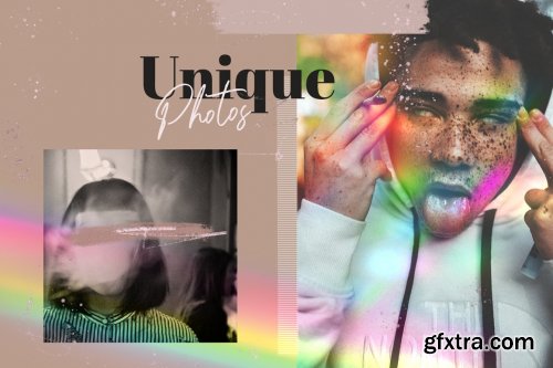 CreativeMarket - Prism Light Leak Overlays 6127406