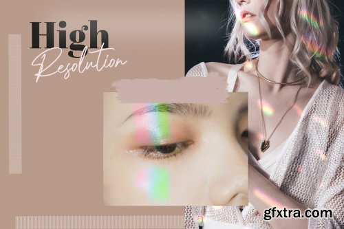 CreativeMarket - Prism Light Leak Overlays 6127406