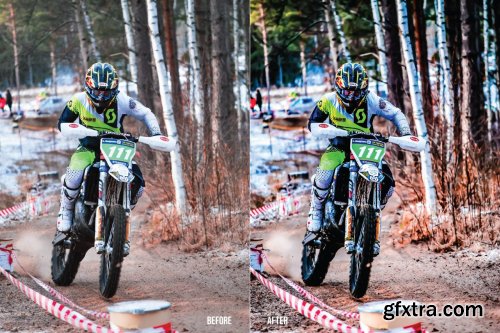 Motocross Mobile and Desktop Lightroom Presets